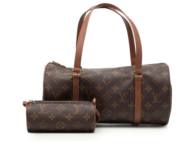 Louis Vuitton Marrone Monogram Papillon 30 - vista 8
