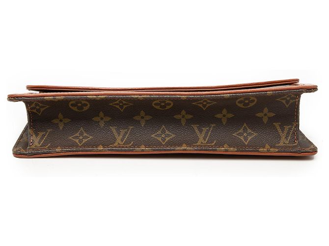 Louis Vuitton Pochette Dame GM Marrone Monogram - vista 3