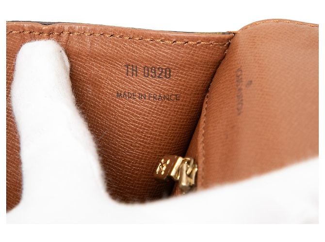 Louis Vuitton Pochette Dame GM Marrone Monogram - vista 5