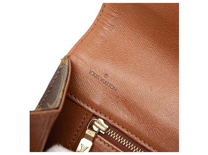 Louis Vuitton Pochette Dame GM Marrone Monogram - vista 6