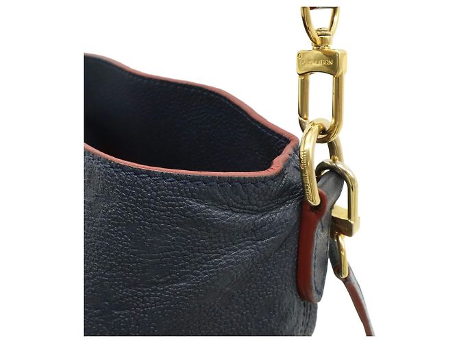 Borsa a Spalla Louis Vuitton Monogram Empreinte Merry Rosso - vista 5