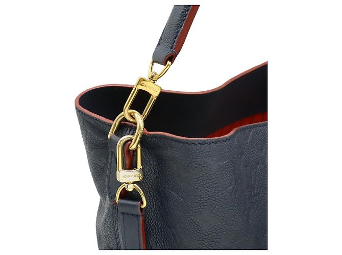 Borsa a Spalla Louis Vuitton Monogram Empreinte Merry Rosso - vista 8