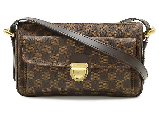 Borsa a Spalla Louis Vuitton Damier Ravello GM Marrone - vista 2
