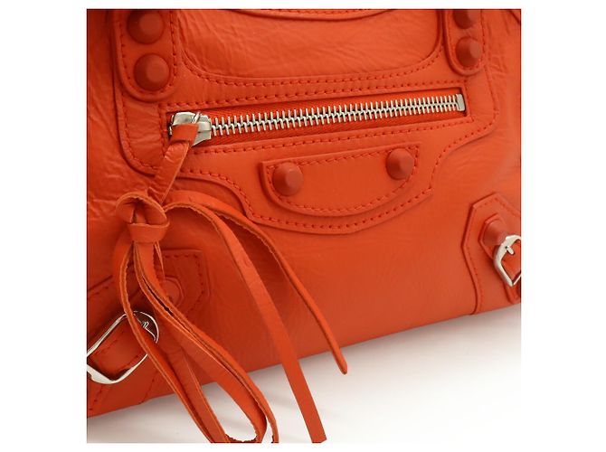 Borsa Balenciaga Classic Mini City Rosso - vista 10