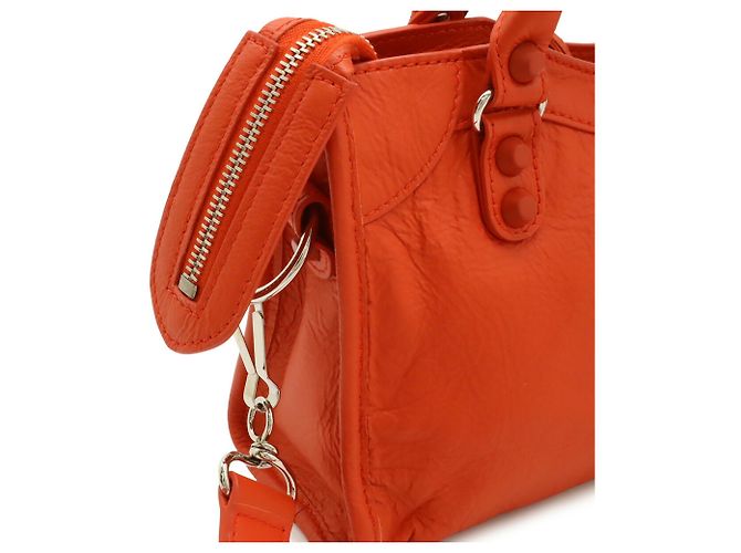 Borsa Balenciaga Classic Mini City Rosso - vista 5