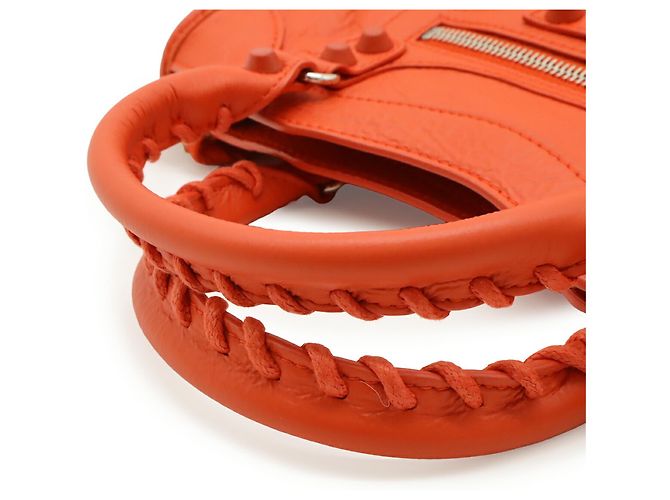 Borsa Balenciaga Classic Mini City Rosso - vista 7
