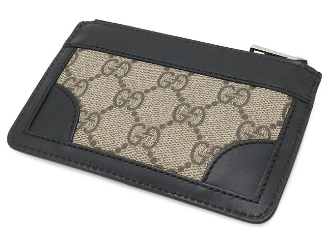 Monedero Gucci GG Supreme Castaño Negro Roja Verde - vista 3
