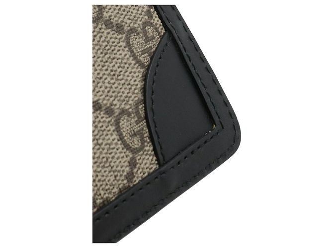 Monedero Gucci GG Supreme Castaño Negro Roja Verde - vista 5