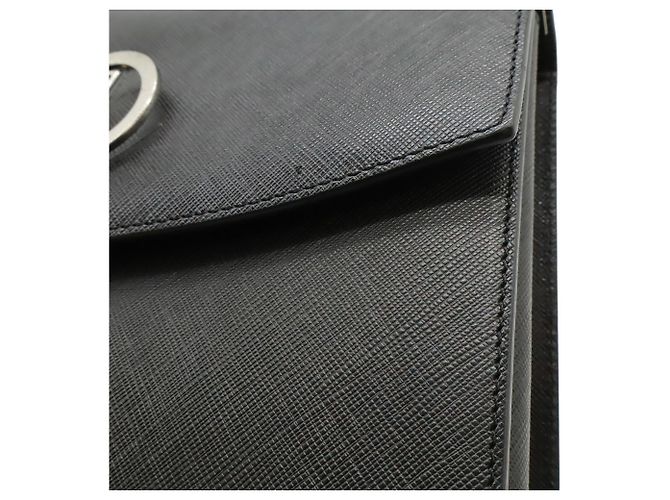 Borsa Salvatore Ferragamo Gancini Nero - vista 10