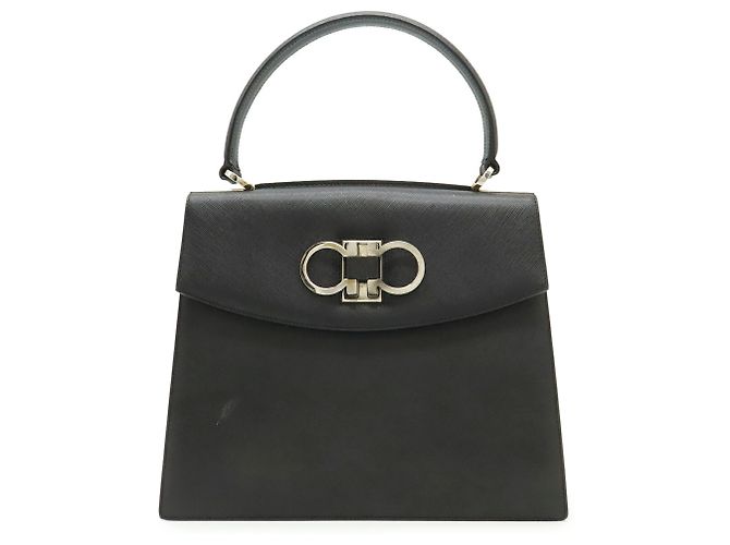 Borsa Salvatore Ferragamo Gancini Nero - vista 2