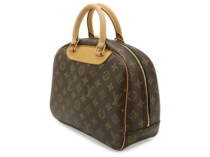 Borsa Louis Vuitton Monogram Trouville Marrone - vista 3