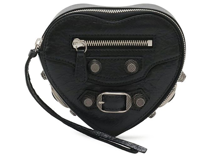 Pochette Balenciaga Le Cagole Heart Nero - vista 2
