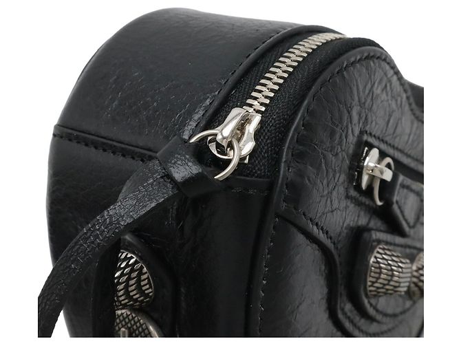 Pochette Balenciaga Le Cagole Heart Nero - vista 5