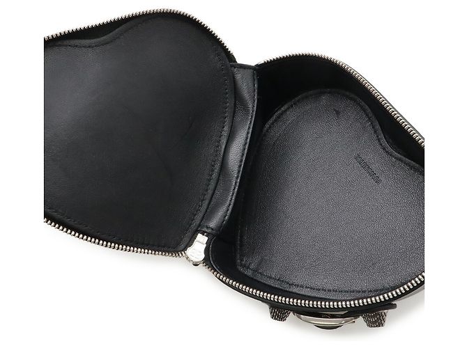 Pochette Balenciaga Le Cagole Heart Nero - vista 6