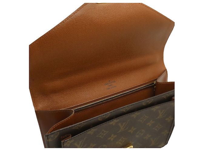 Borsa Louis Vuitton Monogram Monceau 26 Marrone - vista 7