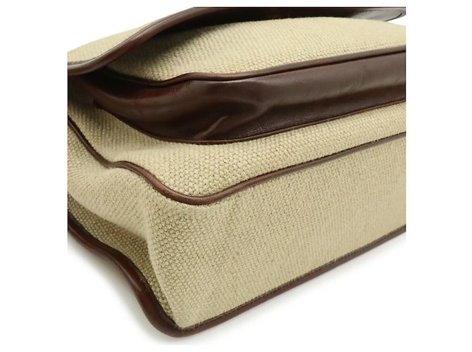 Yves Saint Laurent SAINT LAURENT PARIS YSL NIKI Bolso de Hombro con Cadena Medium Beige Marrón oscuro - vista 4