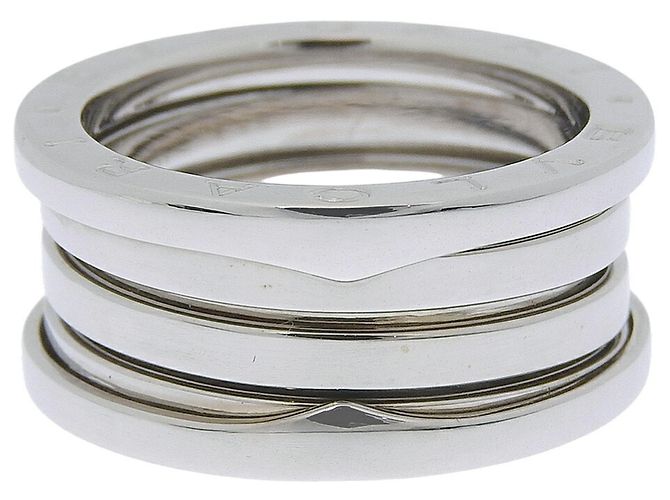 Bulgari Bvlgari B.zero1 Ring aus Weißgold mit 3 Bändern Golden - Ansicht 4
