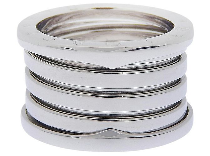 Bulgari Bvlgari B.zero1 4-Band Ring aus Weißgold Golden - Ansicht 4