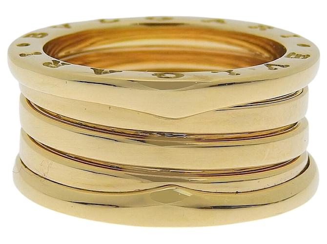 Bulgari Anello Bvlgari B.zero1 3-Band in oro giallo D'oro - vista 4