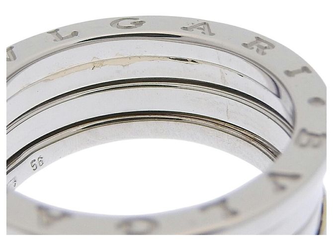 Bulgari Bvlgari B.zero1 3-Band Ring aus 18K Weißgold Golden - Ansicht 4