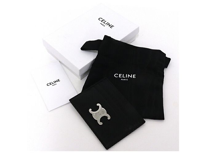 Céline Tarjetero Celine Triomphe Negro - vista 2