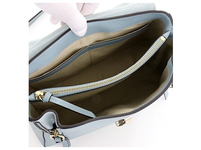 Borsa a tracolla Chloé Chloe Fay Day Blu D'oro - vista 5