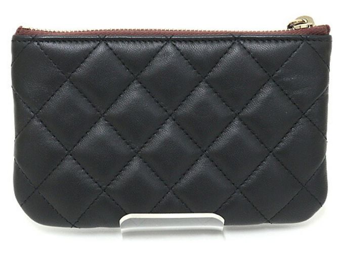 Monedero Chanel Classic Black Lambskin Negro - vista 2