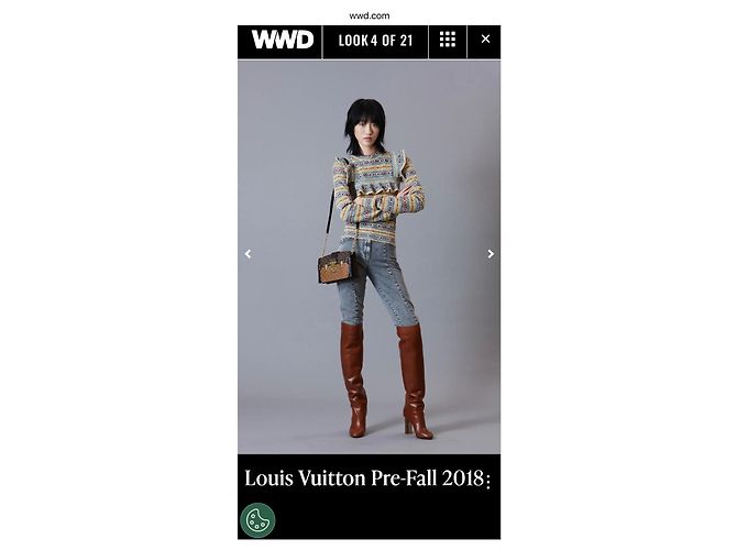Louis Vuitton Botas altas de cuero marrón Castaño - vista 16