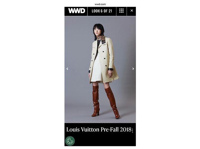 Louis Vuitton Botas altas de cuero marrón Castaño - vista 17