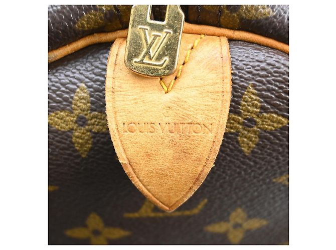 Borsa Keepall Louis Vuitton Monogram Canvas 60 Marrone - vista 4