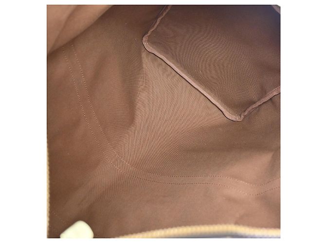 Borsa Keepall Louis Vuitton Monogram Canvas 60 Marrone - vista 3