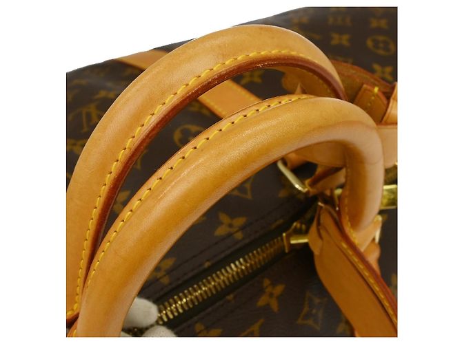 Borsa Keepall Louis Vuitton Monogram Canvas 60 Marrone - vista 6