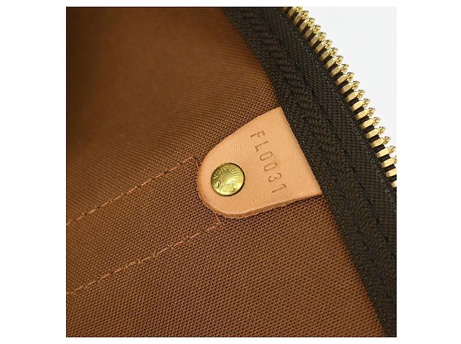 Borsa Keepall Louis Vuitton Monogram Canvas 55 Marrone - vista 5
