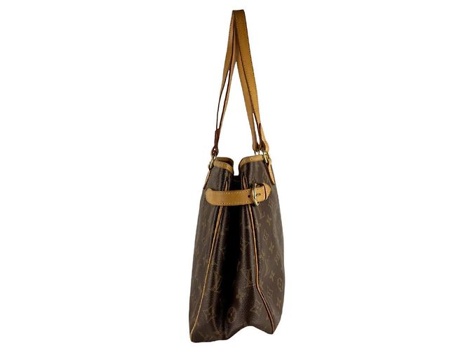Borsa a tracolla Louis Vuitton Monogram Batignolles Horizontal Marrone Monogramma - vista 2