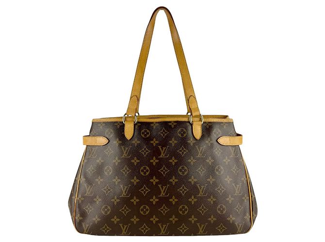 Borsa a tracolla Louis Vuitton Monogram Batignolles Horizontal Marrone Monogramma - vista 3