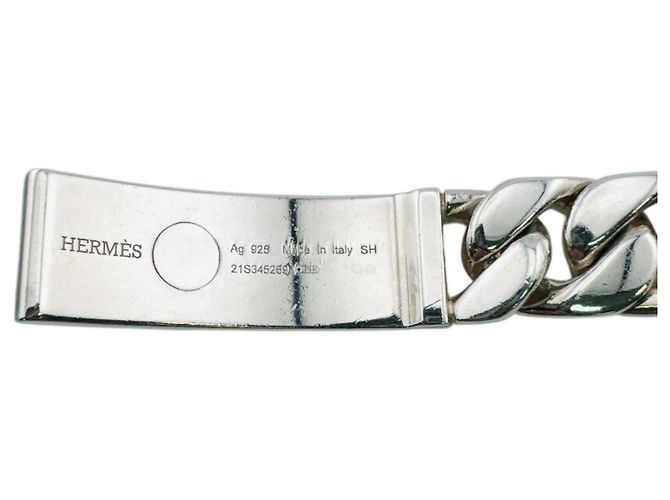 Hermès Bracciale HERMES Kelly Gourmet GM Argento - vista 8