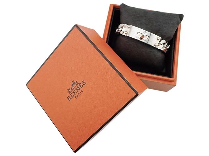 Hermès Bracciale HERMES Kelly Gourmet GM Argento - vista 9