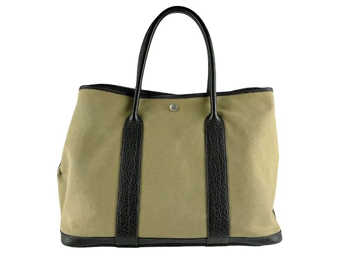 Hermès Hermes Garden Party PM 36 Handtasche Braun Khaki - Ansicht 3