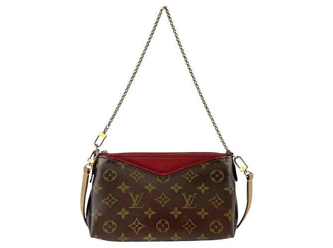 Clutch Louis Vuitton Monogram Pallas Fuschia Monograma - vista 3