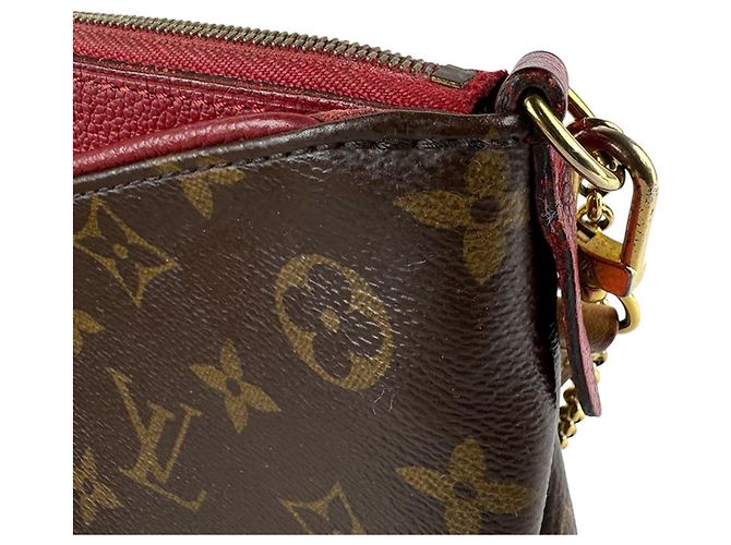 Clutch Louis Vuitton Monogram Pallas Fuschia Monograma - vista 7