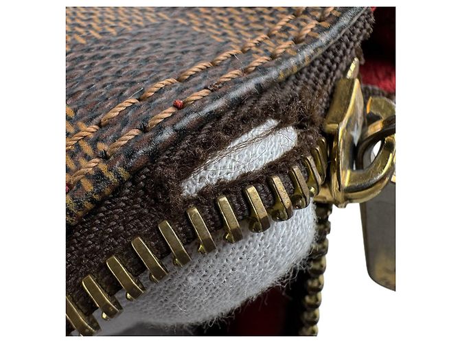 Borsa Louis Vuitton Damier Saleya PM Damier ebene - vista 13