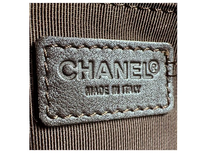 Timeless Borsa a tracolla Chanel in pelle marrone - vista 14