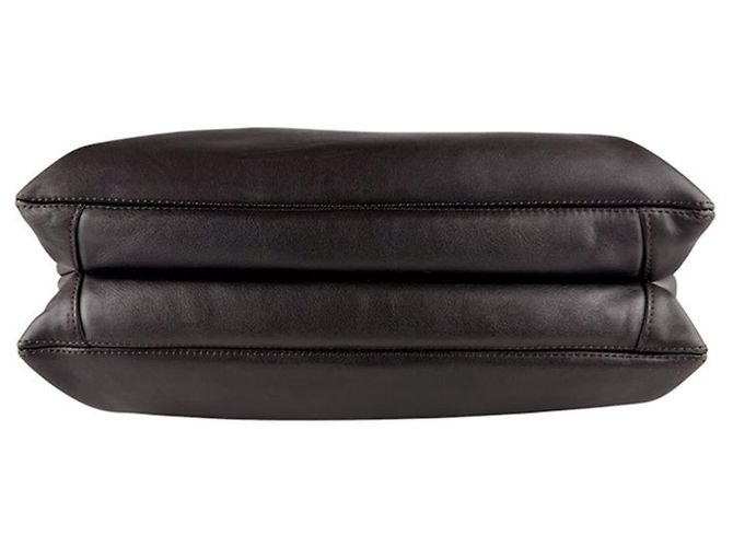 Timeless Borsa a tracolla Chanel in pelle marrone - vista 4