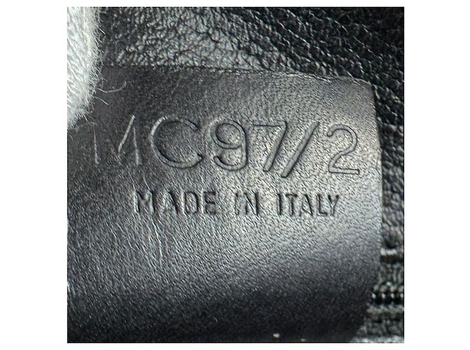 Céline Borsa Celine Macadam in tela rivestita Nero - vista 13