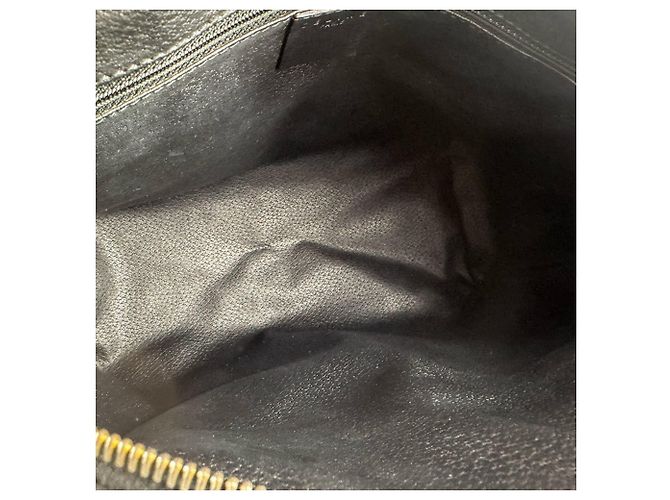 Céline Borsa Celine Macadam in tela rivestita Nero - vista 5