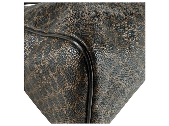 Céline Borsa Celine Macadam in tela rivestita Nero - vista 8
