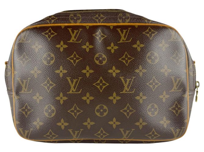 Borsa a tracolla Louis Vuitton Reporter PM Marrone Monogramma - vista 3