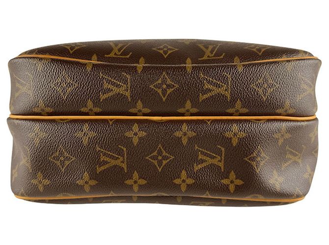 Borsa a tracolla Louis Vuitton Reporter PM Marrone Monogramma - vista 4
