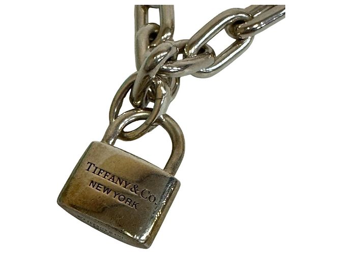 Tiffany & Co Collana Tiffany HardWear Pearl Lock Bianco - vista 2
