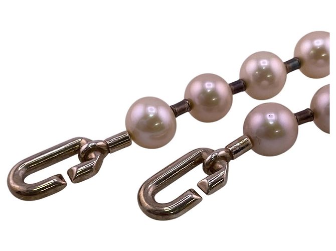 Tiffany & Co Collana Tiffany HardWear Pearl Lock Bianco - vista 5